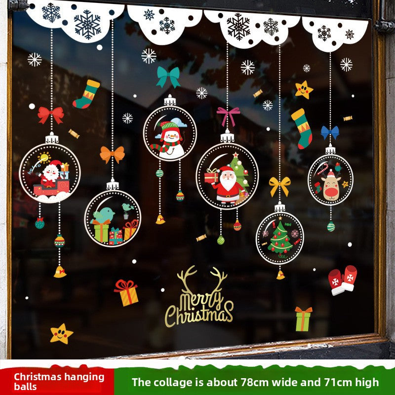 Pegatinas estáticas navideños