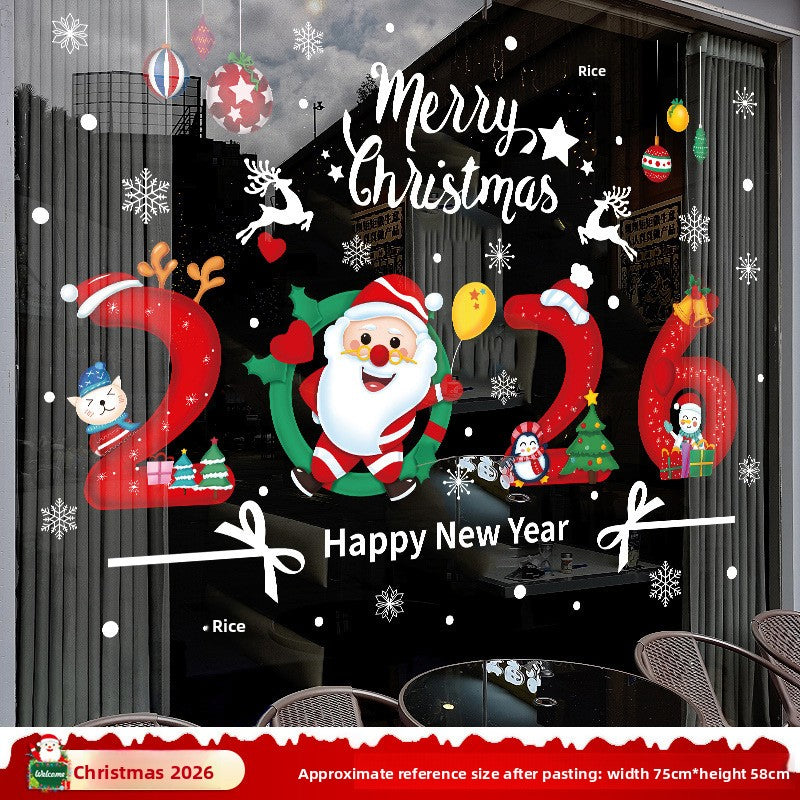 Pegatinas estáticas navideños