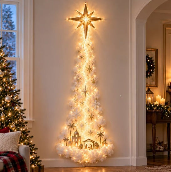 Lámpara de pared LED navideña