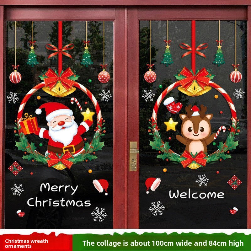 Pegatinas estáticas navideños