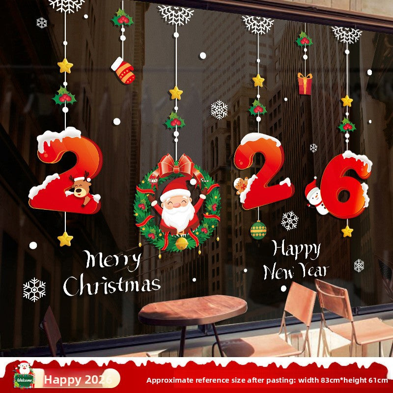 Pegatinas estáticas navideños