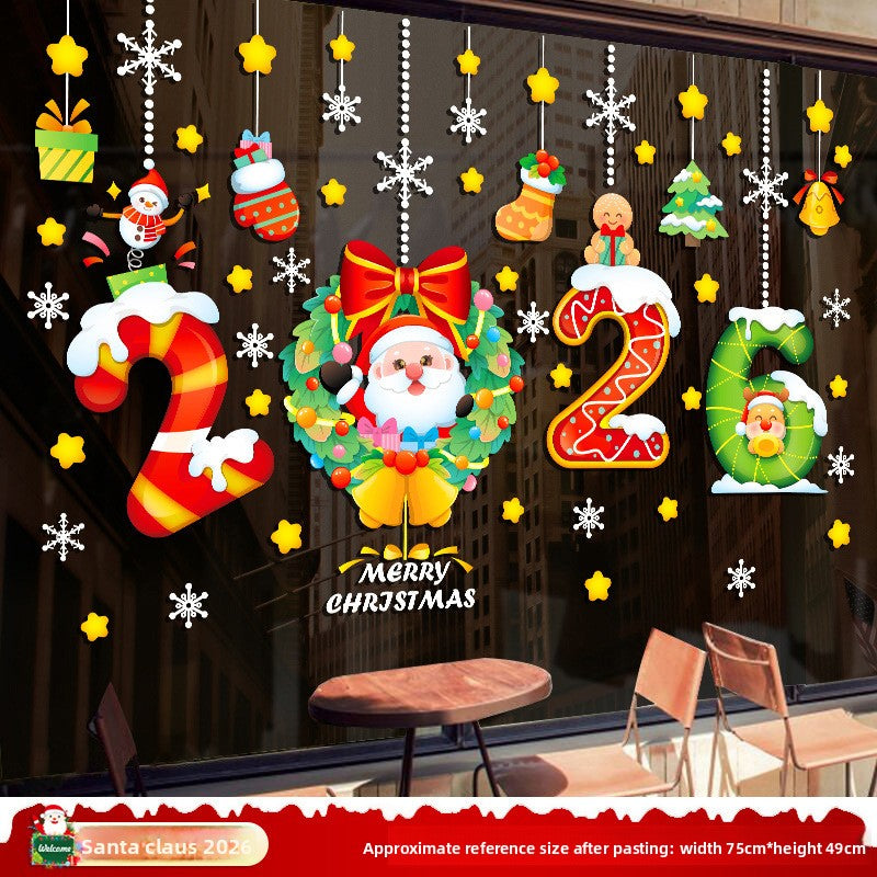 Pegatinas estáticas navideños