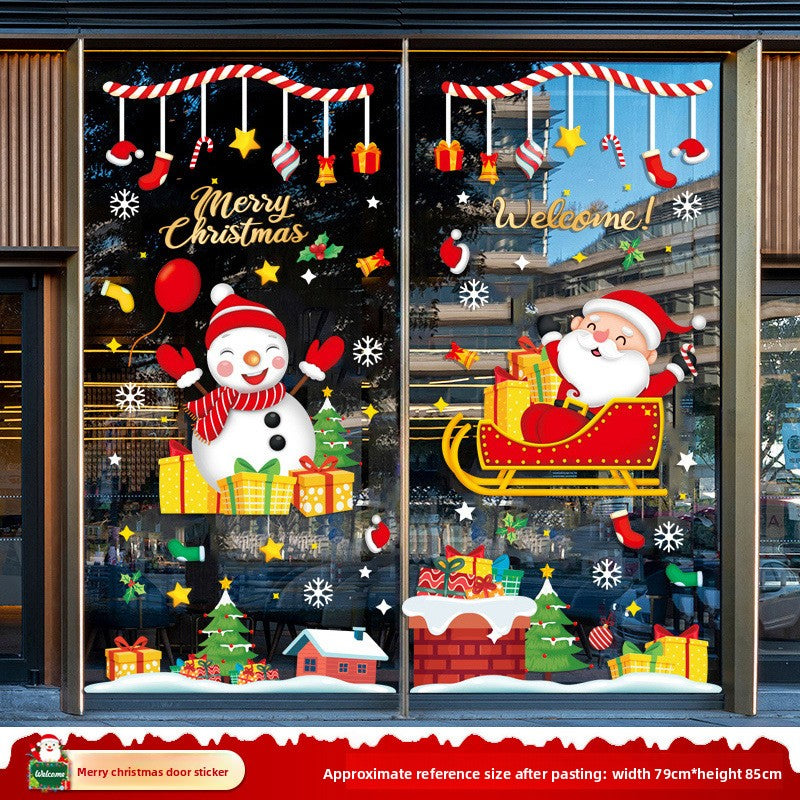 Pegatinas estáticas navideños