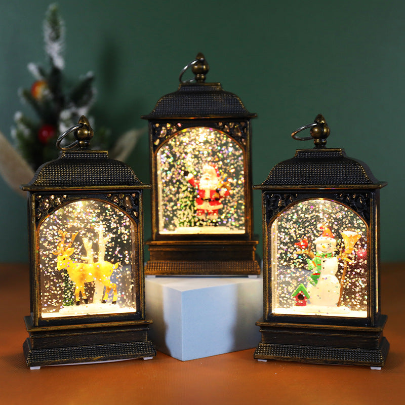 Adorno navideño decorativo con iluminación