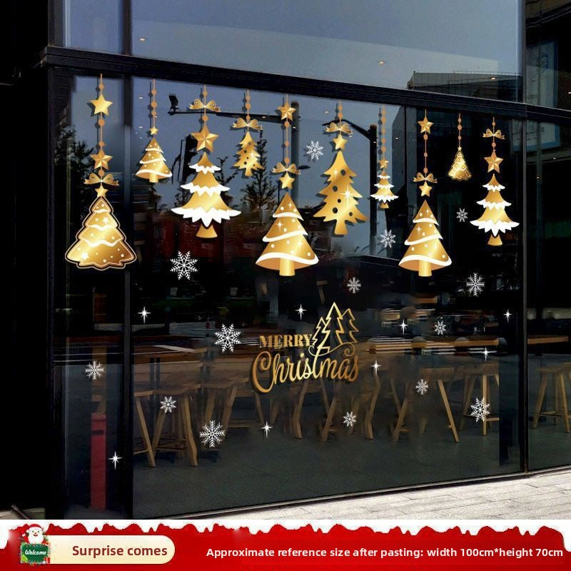 Pegatinas estáticas navideños