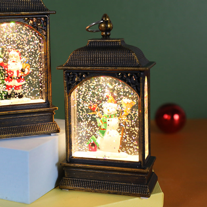 Adorno navideño decorativo con iluminación