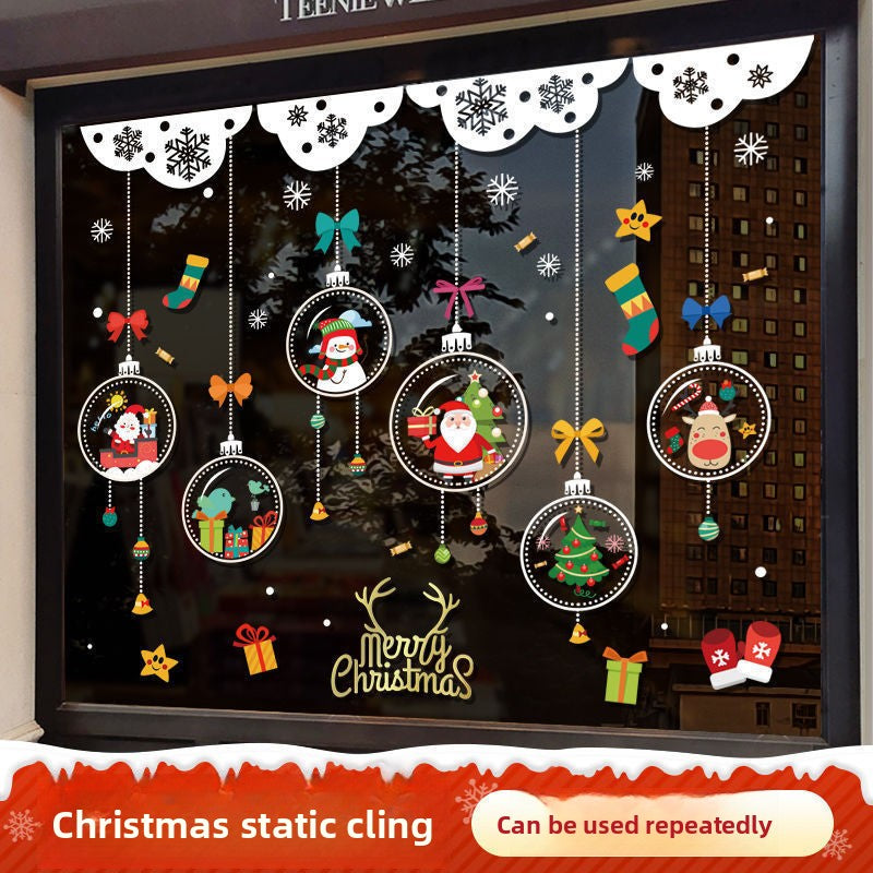 Pegatinas estáticas navideños