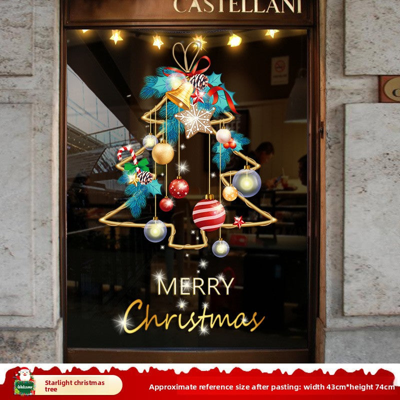 Pegatinas estáticas navideños