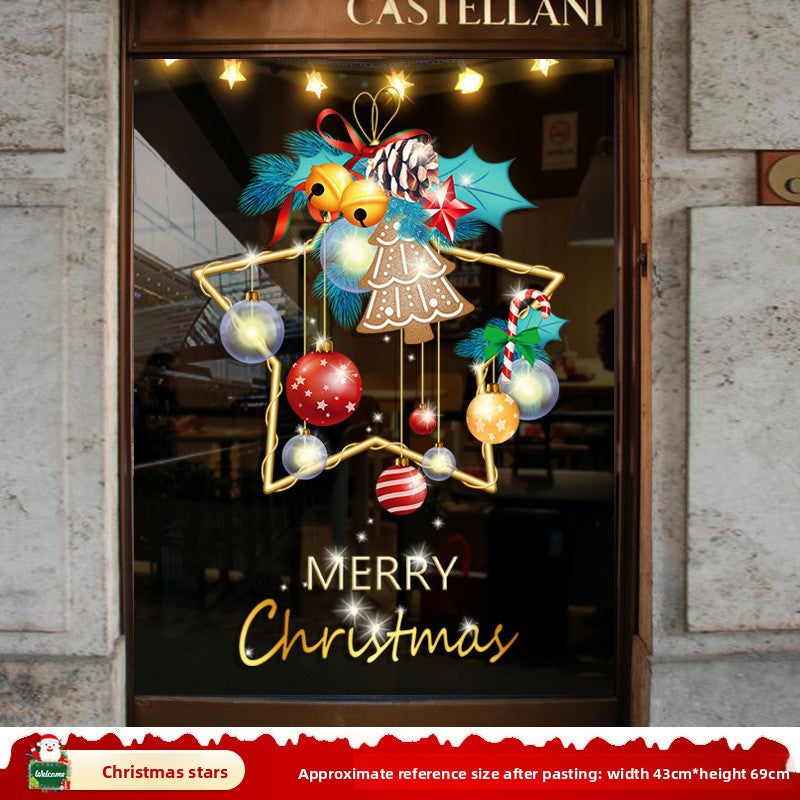 Pegatinas estáticas navideños