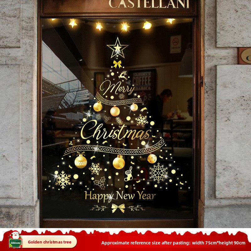Pegatinas estáticas navideños