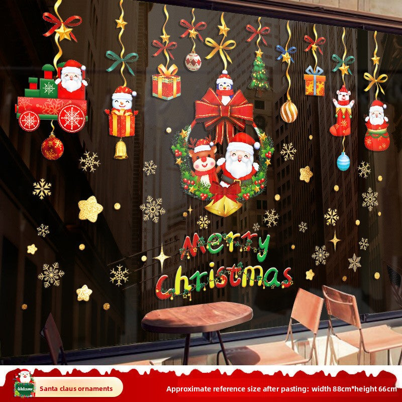 Pegatinas estáticas navideños