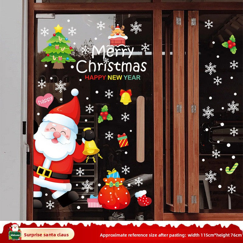 Pegatinas estáticas navideños