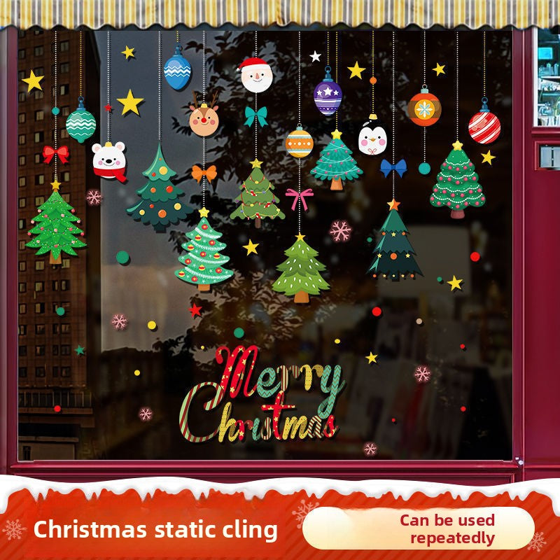Pegatinas estáticas navideños