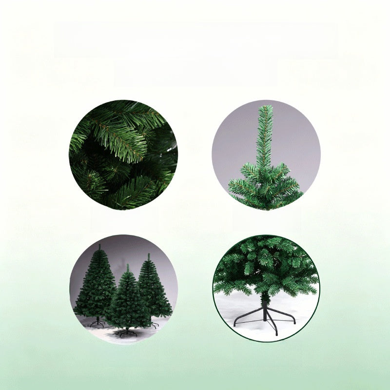 Árbol de Navidad artificial de PVC con ramas densas