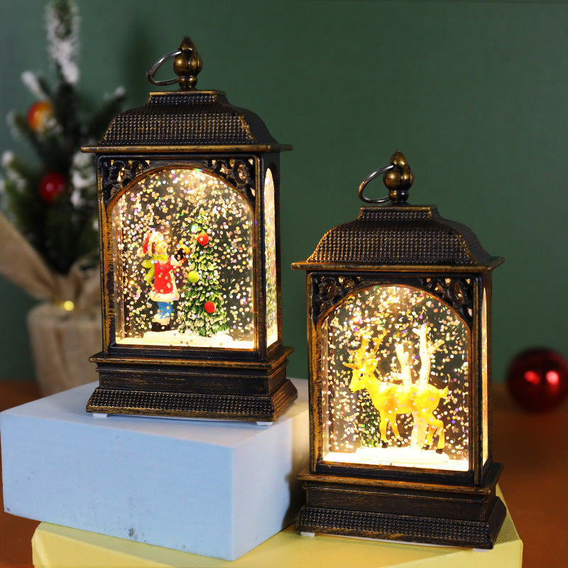 Adorno navideño decorativo con iluminación