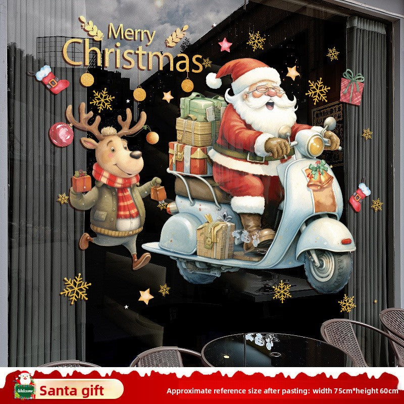 Pegatinas estáticas navideños