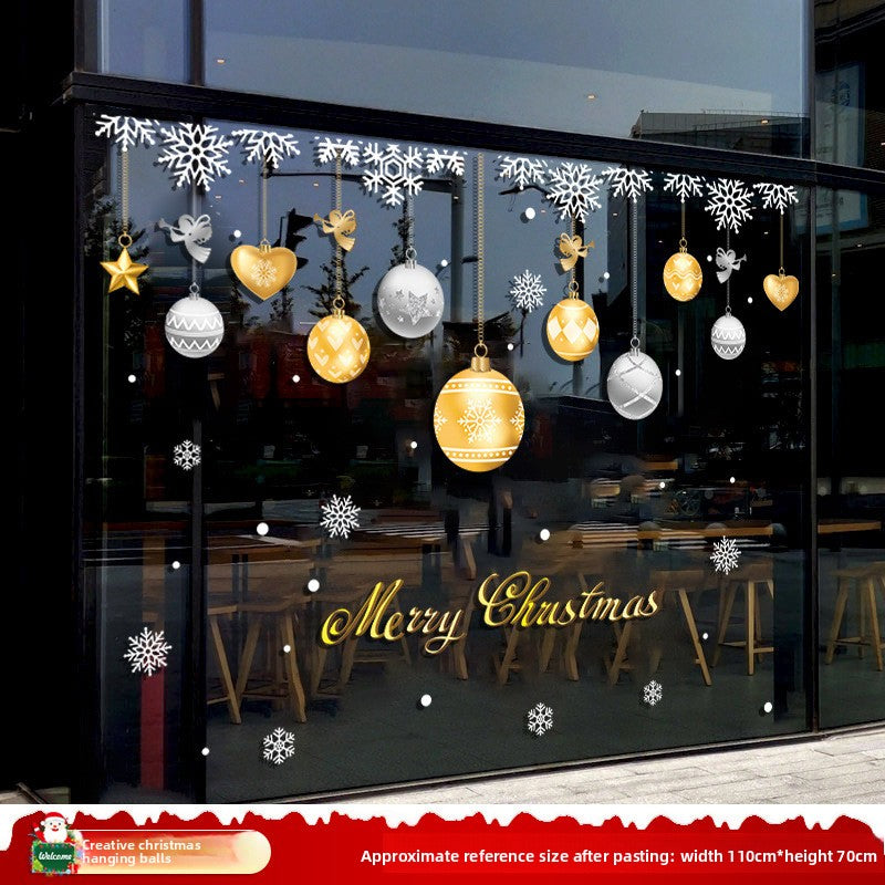 Pegatinas estáticas navideños