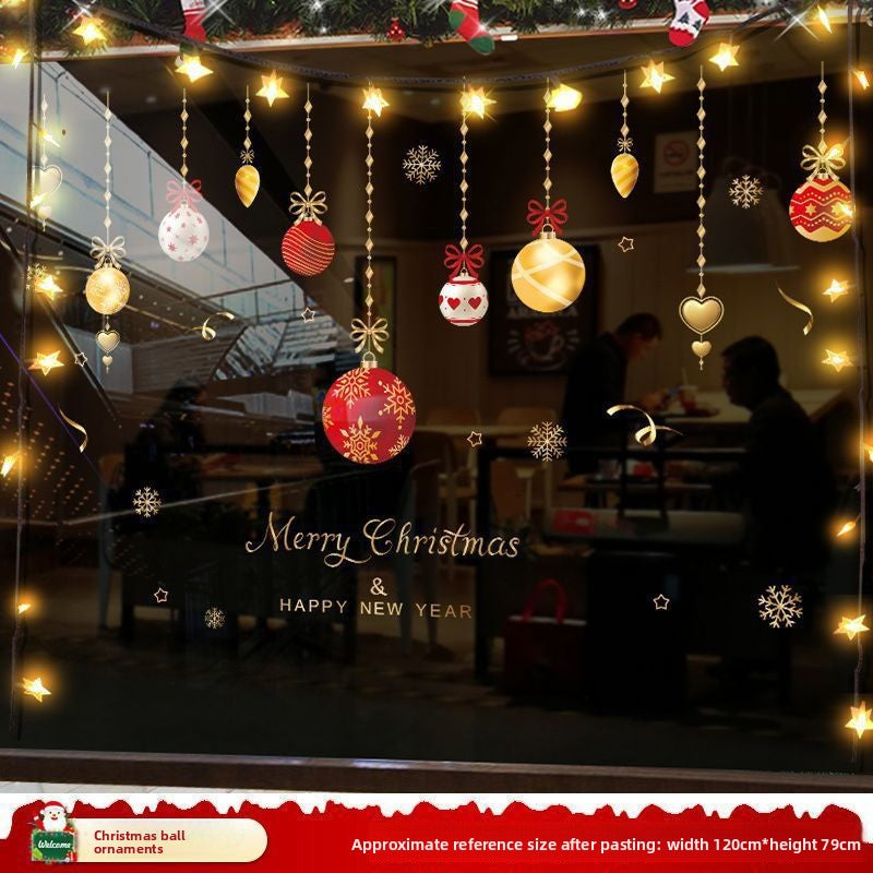 Pegatinas estáticas navideños