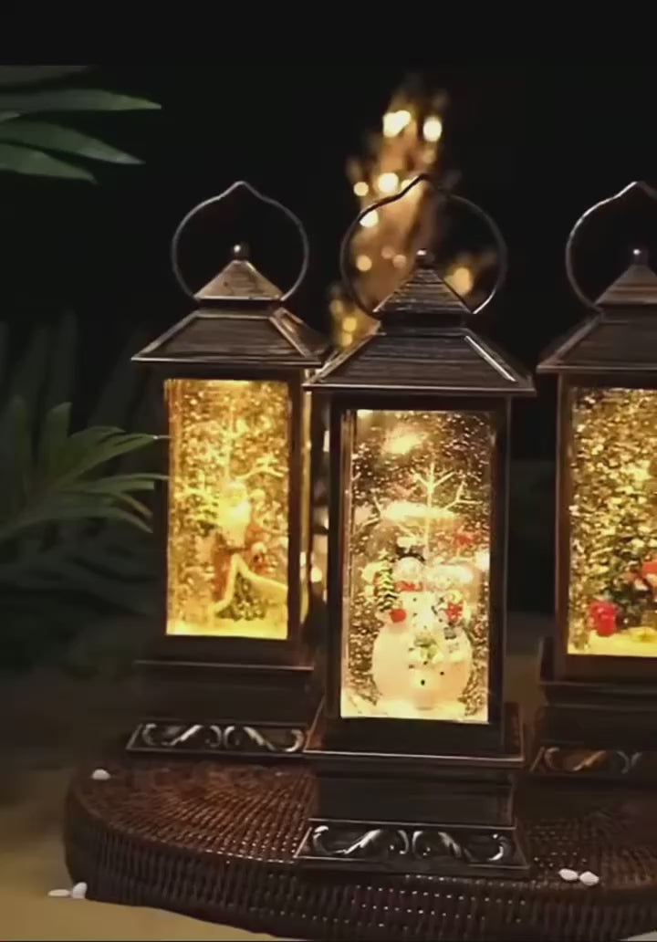 Adorno navideño decorativo con iluminación
